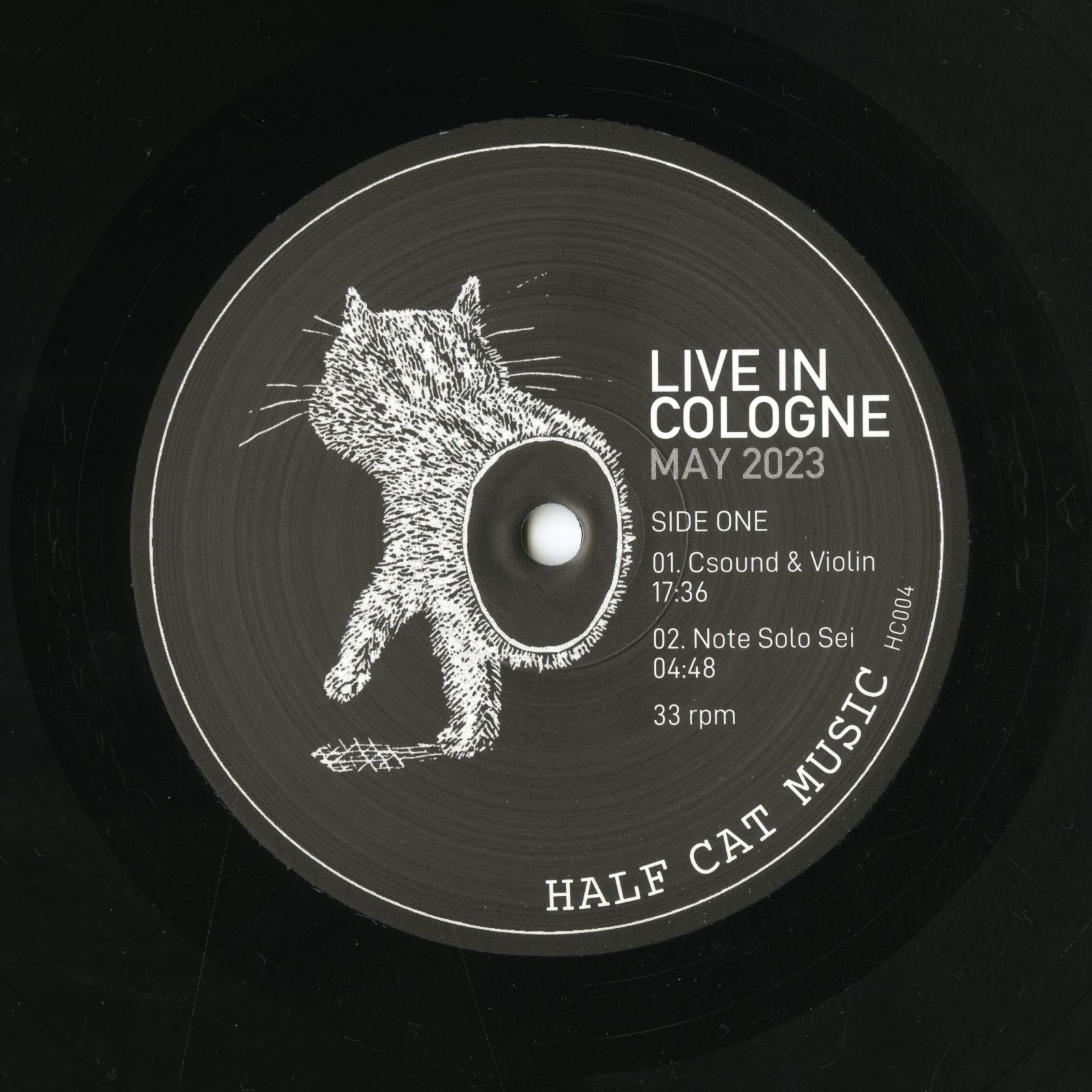 Live In Cologne May 2023ラベル表